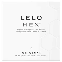 LELO Hex Original - kondom - ultra tynd - 3 stk