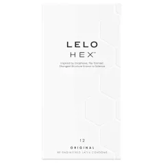 LELO Hex Original - kondomer - ultra tynd latex - 12 stk