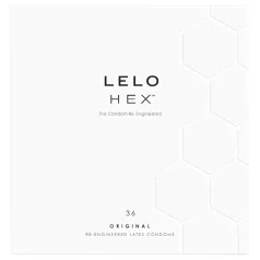 LELO Hex Original - kondom - ultra tynd - latex - 36 stk