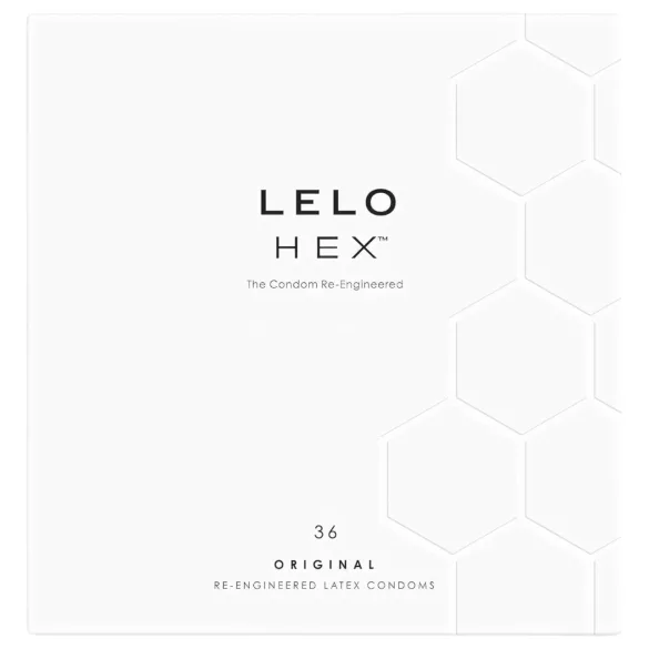 LELO Hex Original - kondom - ultra tynd - latex - 36 stk