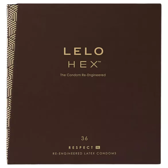 LELO Hex Respect XL - kondom - ekstra stor - 36 stk