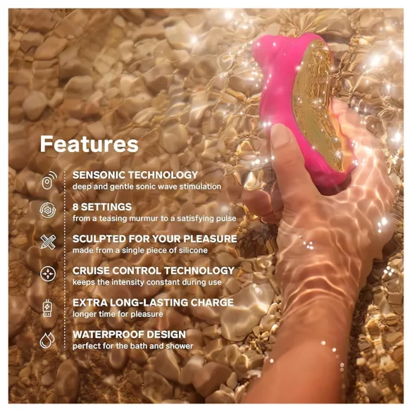 LELO Sona Cruise - klitorisvibrator med lydbølger - sort