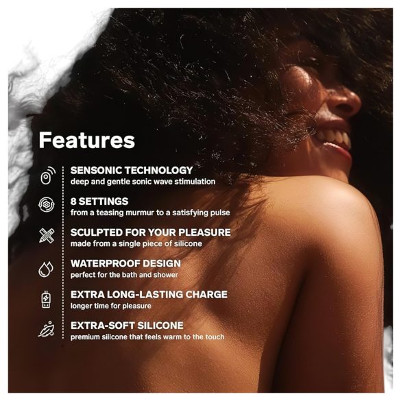 LELO Sona - klitorisvibrator med lydvibrationer - sort