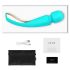 LELO Smart Wand 2 - stor - genopladelig massagestav (turkis)