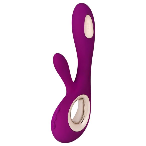 LELO Soraya Wave - Genopladelig, bølgende vibrator med klitorisarm (lilla)
