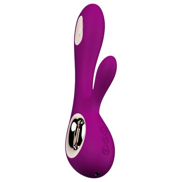 LELO Soraya Wave - rabbit vibrator - bølgende bevægelse - genopladelig - lilla