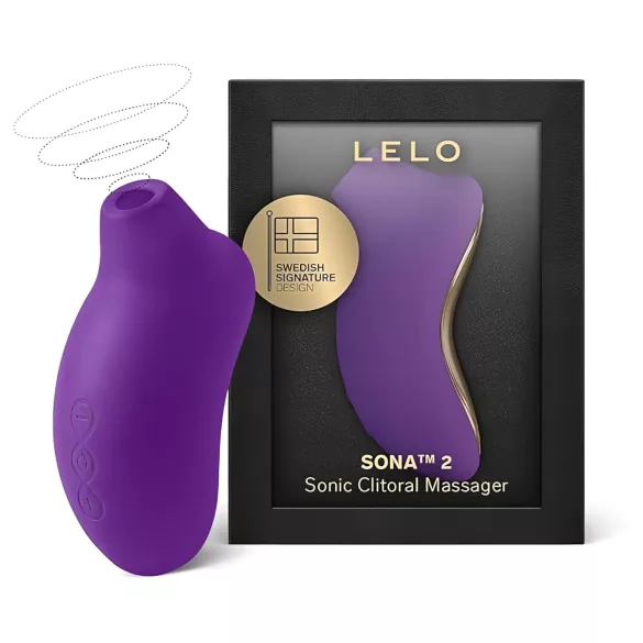 LELO - klitorisvibrator med lydbølger - lilla
