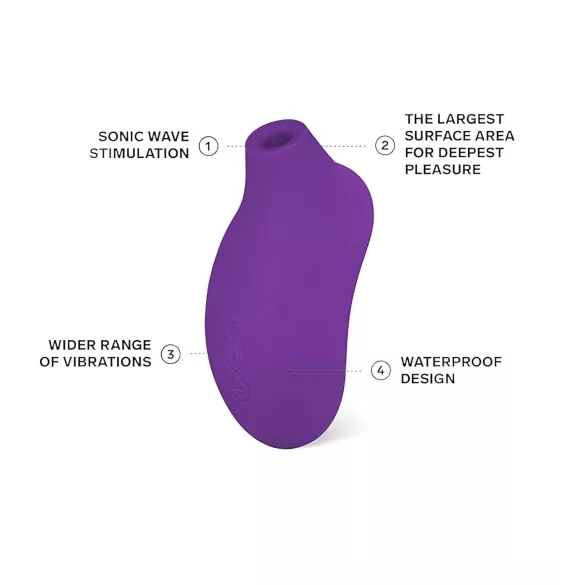 LELO - klitorisvibrator med lydbølger - lilla
