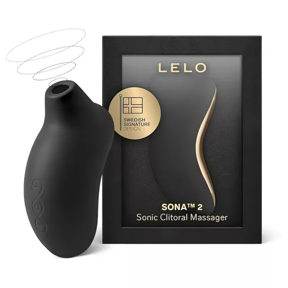 LELO Sona 2 - klitorisvibrator med lydbølger - sort