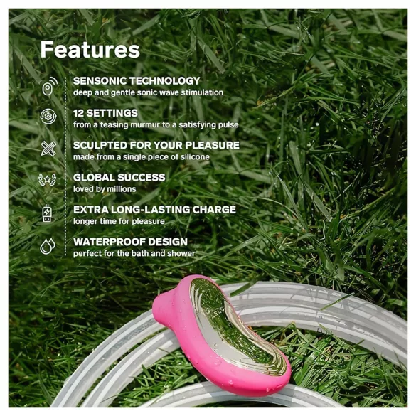 LELO Sona 2 - klitorisvibrator med lydbølger - sort