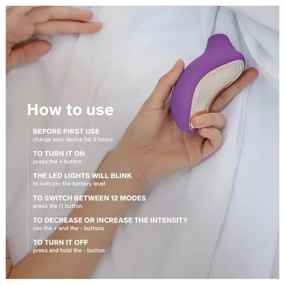 LELO Sona 2 Cruise - klitorisvibrator med lyd bølger - sort