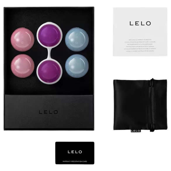 LELO - bækkenbundskugle sæt - justerbar vægt - silikone