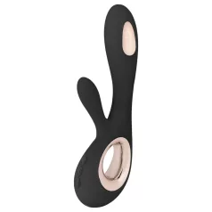   LELO Soraya Wave - dobbeltvibrator med klitorisstimulation - sort