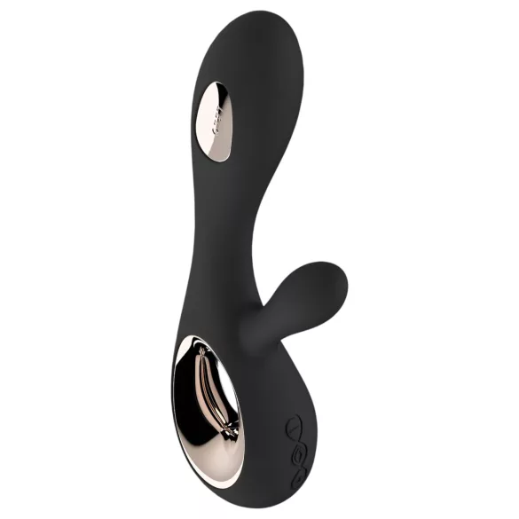LELO Soraya Wave - dobbeltvibrator med klitorisstimulation - sort