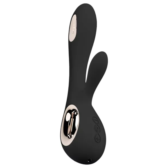 LELO Soraya Wave - dobbeltvibrator med klitorisstimulation - sort