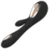 LELO Soraya Wave - dobbeltvibrator med klitorisstimulation - sort