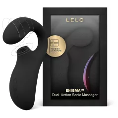   LELO Enigma - G-punkt og klitorisvibrator - genopladelig - sort