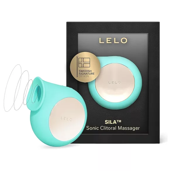 LELO Sila - klitorisvibrator med lydpulser - vandtæt - turkis