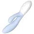 LELO Ina 3 - rabbit vibrator - genopladelig vandtæt - blå