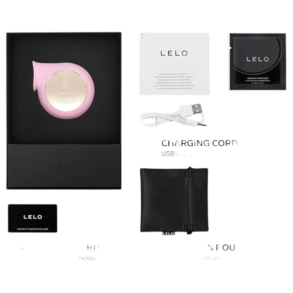 LELO Sila - klitorisvibrator med lydbølger - vandtæt - pink