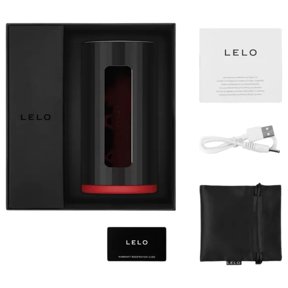 LELO F1s V2 - masturbator til mænd - interaktiv - rød