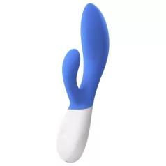   LELO Ina Wave 2 - rabbit vibrator - genopladelig vandtæt - blå