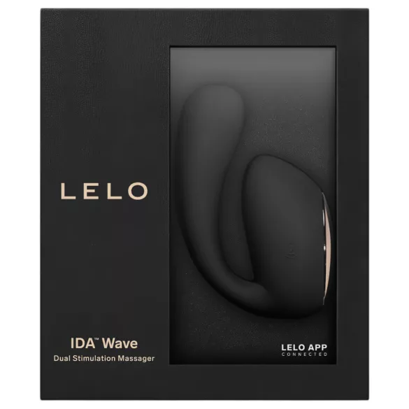 LELO Ida Wave - parvibrator med rotation og vibration - genopladelig - sort
