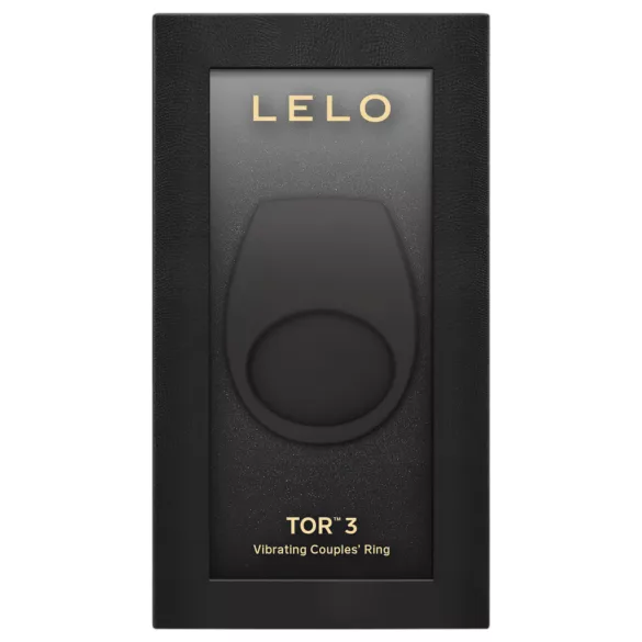 LELO Tor 3 - App-styret vibrerende penisering til mænd (sort)
