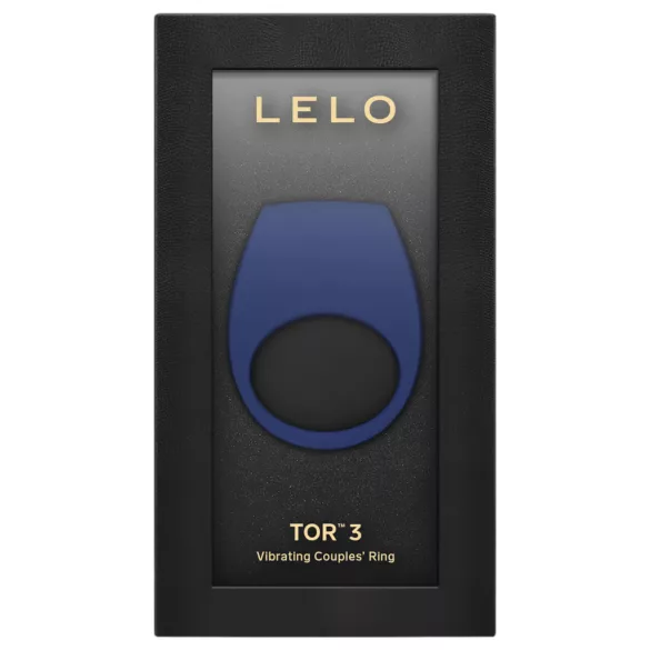 LELO Tor 3 - genopladelig penisring - smart vibration - blå