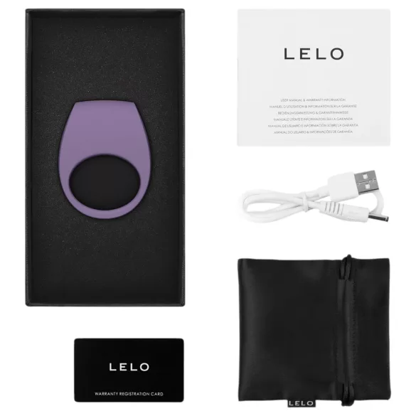 LELO Tor 3 - App-styret vibrerende penisring til mænd (lilla)