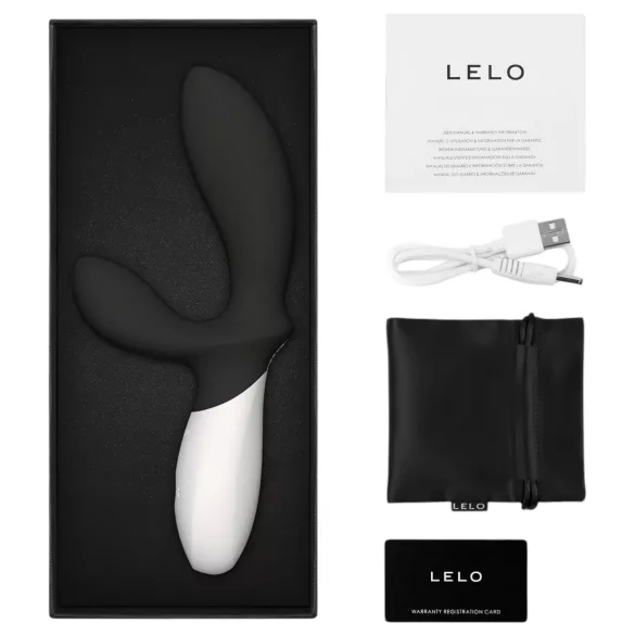 LELO - prostatavibrator - genopladelig, vandtæt - sort