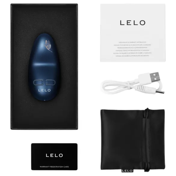 LELO Nea 3 - klitorisvibrator - genopladelig vandtæt - blå