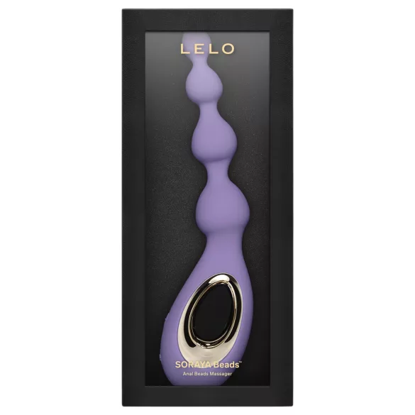 LELO Soraya Beads - anal vibrator - genopladelig, vandtæt - lilla