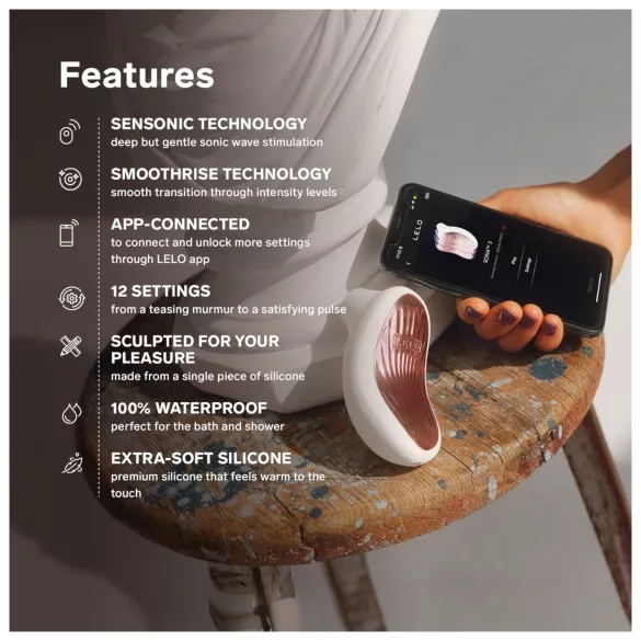 LELO - klitorisvibrator med lydbølger - lilla