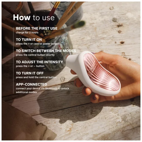 LELO - klitorisvibrator med lydbølger - lilla