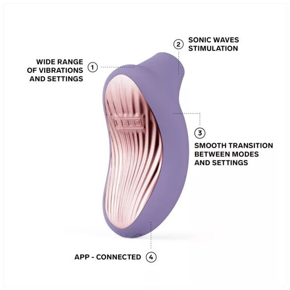 LELO Sona 3 - klitorisvibrator med lydbølger - lilla