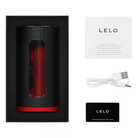LELO F1s V3 - mandlig masturbator - interaktiv teknologi - rød