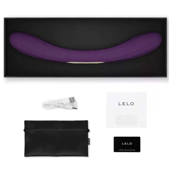 LELO Boomerang - dobbeltender vibrator (lilla)