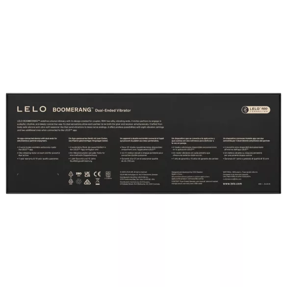 LELO Boomerang - dobbeltender vibrator (lilla)