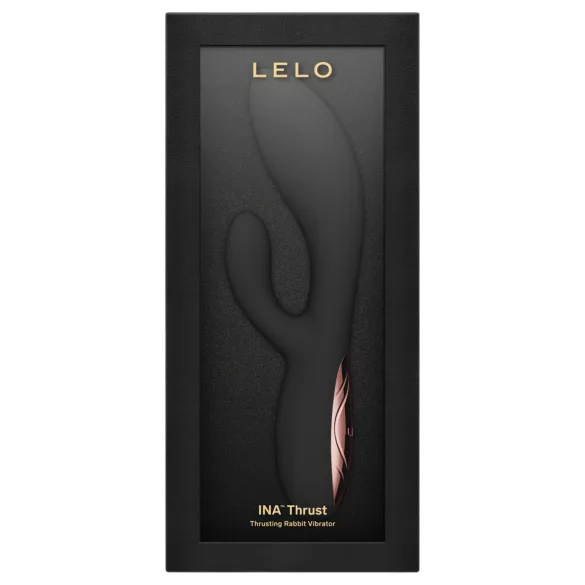 LELO - INA Thrust stødpende kanin-vibrator (sort)