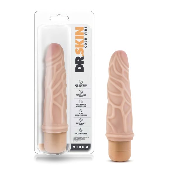 Dr. Skin Vibe No.3 - Naturlig realistisk vibrator