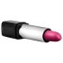 Vandtæt læbestift-vibrator i sort/rosa