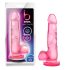 B Yours Sweet N Hard 4 - testikeldildo - 18cm (pink)