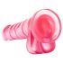 B Yours Sweet N Hard 4 - testikeldildo - 18cm (pink)