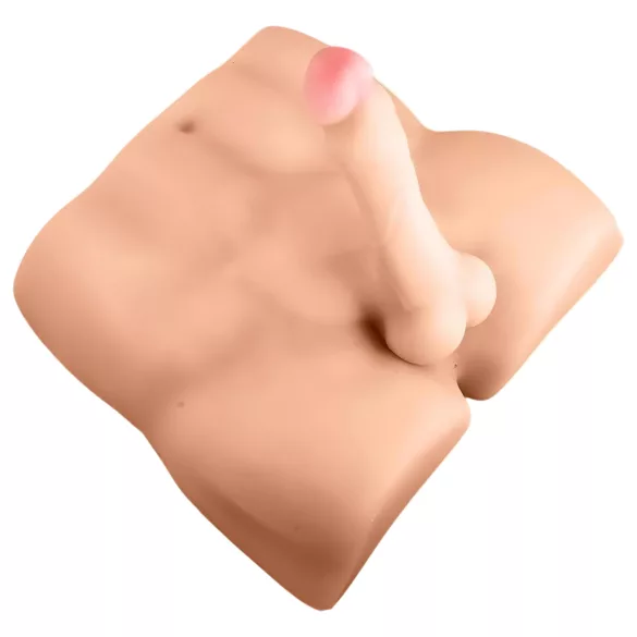 Blush X5 Rough Rider - mandetorso masturbator - naturfarvet