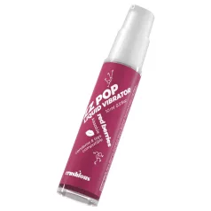   Crushious ZZ POP - spiselig flydende vibrator, røde bær (10 ml)