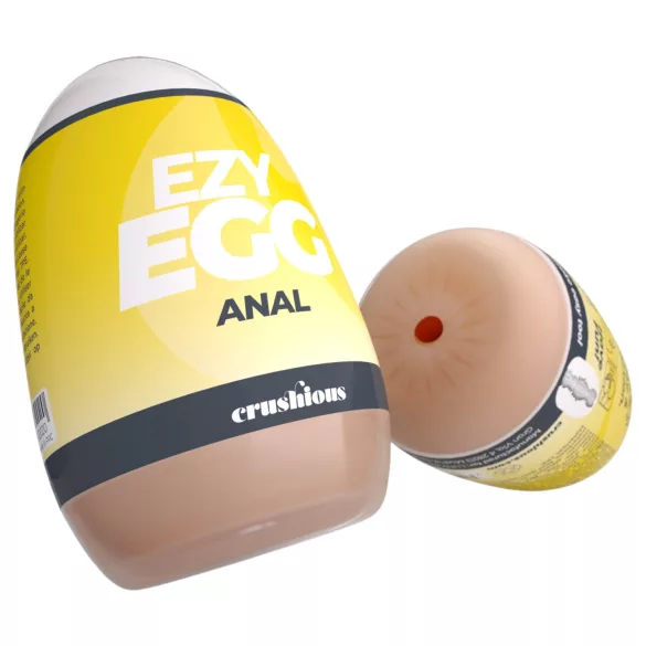 Crushious Ezy Egg Anal - onaniæg (hudfarvet)