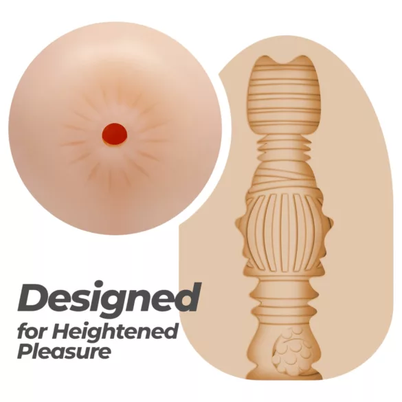 Crushious Ezy Egg Anal - onaniæg (hudfarvet)