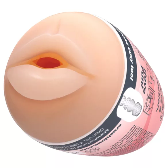 Crushious Ezy Egg Mouth - masturbatoræg (hudfarvet)