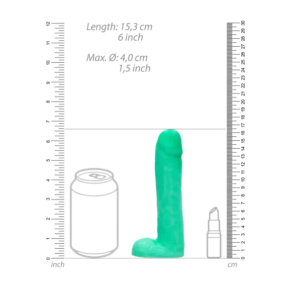S-Line - Dicky - lysende sæbe-penis med testikler (265 g)